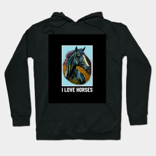 Horse Lover Art Hoodie